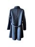 Carven Solid Gray Coat Size S - photo 2