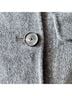 Carven Solid Gray Coat Size S - photo 7