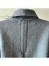 Carven Solid Gray Coat Size S - photo 11