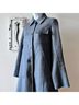 Carven Solid Gray Coat Size S - photo 5