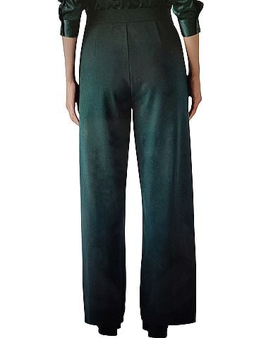 Eileen Fisher Wide leg Ankle (fir green) Casual Pants (view 2)