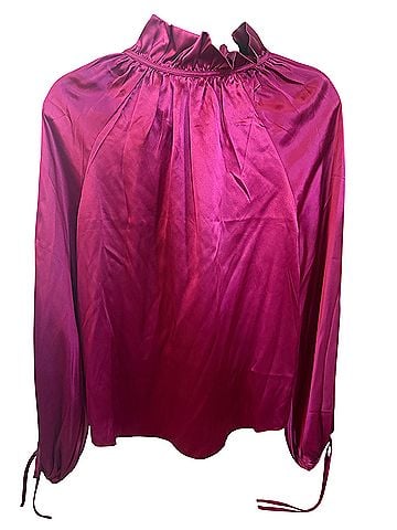 Amanda Uprichard Vittoria Long Sleeve Blouse (view 2)