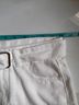 SURF 100% Cotton White Denim Shorts Size 2 - photo 11