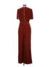 Unique Vintage Solid Orange Jumpsuit Size XL - photo 2
