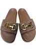 Boden Tan Gold Sandals Size 7 - photo 2
