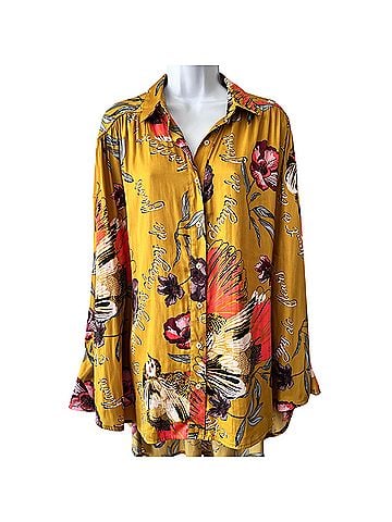 Free People Silky Nights Long Sleeve Button-Down Shirt (view 1)