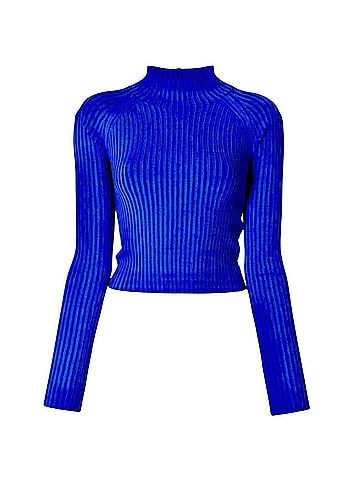 Papaya Long Sleeve Top (view 1)