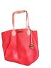 Michael Kors 100% Leather Pink Red Leather Tote One size - photo 1