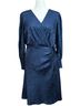 Chenault Floral Blue Cocktail Dress Size XL - photo 1
