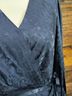 Chenault Floral Blue Cocktail Dress Size XL - photo 3