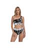 La Blanca Floral Black White Two Piece Swimsuit Size 20 - photo 1