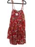 Bucketlist 100% Silk Floral Multi Color Romper Size L - photo 1