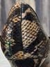 Ellen Tracy Snake Print Multi Color Heels Size 8 - photo 4