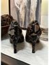 Ellen Tracy Snake Print Multi Color Heels Size 8 - photo 3
