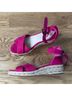 Nine West 100% Suede Pink Sandals Size 6 - photo 4