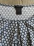Ann Taylor Floral Black White Blue Sleeveless Top Size M - photo 3
