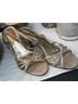 Michelle D. Gold Heels Size 8 - photo 6