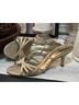 Michelle D. Gold Heels Size 8 - photo 4