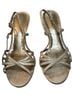 Michelle D. Gold Heels Size 8 - photo 1