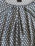 Ann Taylor Floral Black White Blue Sleeveless Top Size M - photo 6