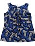 Calvin Klein Print Blue Black White Sleeveless Top Size M - photo 1