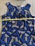 Calvin Klein Print Blue Black White Sleeveless Top Size M - photo 7