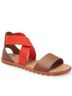 Sorel Brown Orange Sandals Size 8 1/2 - photo 4