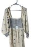 Free People 100% Cotton Floral Ivory Jumpsuit Size M - photo 6