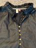 Pilcro 100% Polyurethane 100% Polyester Black Long Sleeve Blouse Size S - photo 6