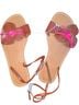 American Eagle Outfitters Brown Pink Sandals Size 10 - photo 1