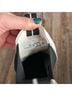 Ecco 100% Leather White Black Ankle Boots Size EU 41 - photo 3