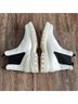 Ecco 100% Leather White Black Ankle Boots Size EU 41 - photo 7
