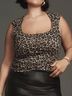 Anthropologie Animal Print Brown Black Tank Top Size XL - photo 4