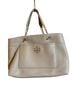 Tory Burch 100% Leather Solid Gray Leather Tote One size - photo 1