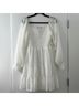 Altar'd State 100% Polyester White Gold Casual Dress Size M - photo 4
