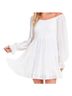 Altar'd State 100% Polyester White Gold Casual Dress Size M - photo 1