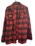 Born Plaid Red Black Button-Down Shirt Size XL - photo 1