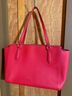 Tory Burch 100% Leather Solid Red Leather Tote One size - photo 3