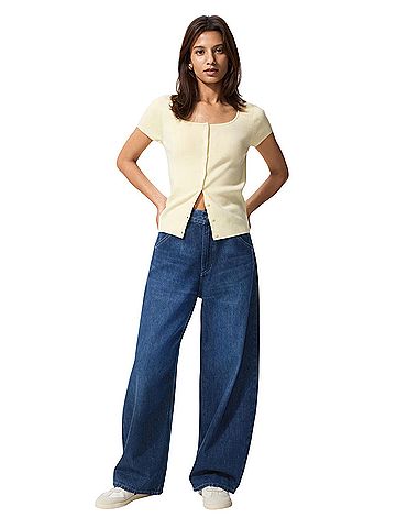 Uniqlo Wide Tapered Baggy Barrel Fit Jeans (view 1)