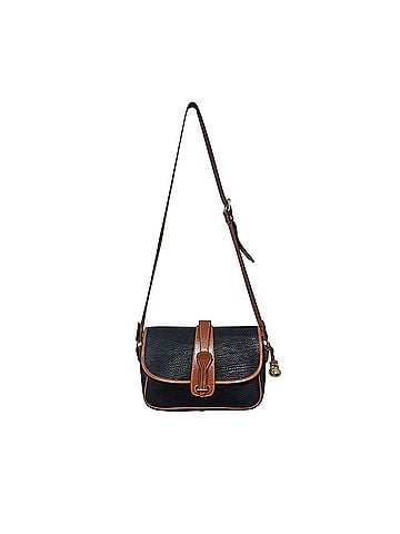 Dooney & Bourke All Weather Leather Equestrian Saddlebag Leather Crossbody Bag (view 2)