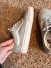 Vans Gray White Sneakers Size 5 - photo 4