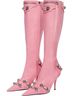 Amazon Essentials 100% Faux Leather Pink Heels Size 8 1/2 - photo 1