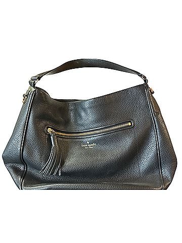 Kate Spade New York Black leather bag with zipper and tassel  Leather Hobo (view 1)