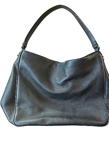 Kate Spade New York Black leather bag with zipper and tassel  Leather Hobo (view 2)