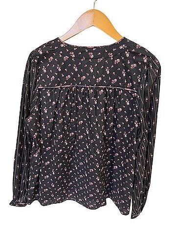 Sézane Milou Long Sleeve Blouse (view 2)