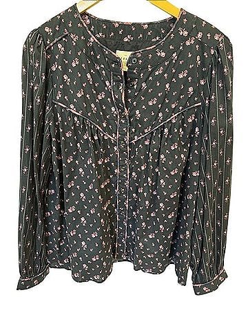 Sézane Milou Long Sleeve Blouse (view 1)