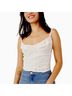 Free People Print White Pink Tank Top Size M - photo 3