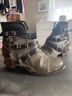 Freebird 100% Leather Gray Brown Ankle Boots Size 7 - photo 5