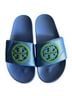 Tory Burch 100% Leather Blue Green Sandals Size 6 1/2 - photo 1