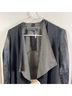 Stella & Jamie 61% Rayon 34% Polyester 5% Spandex 100% Gauze Solid Black Gray Jacket Size S - photo 4